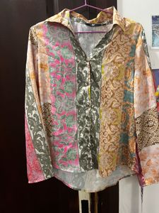 Colorful Patterned Blouse