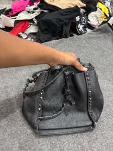 Genuine Leather Bucket bag