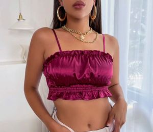 ⋆⭒˚y2k satin top⭒˚🍇