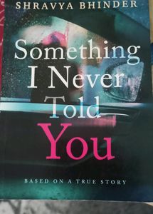 Something I Never Told You (Best Selling Book)