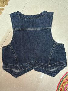 Blue Denim Vest