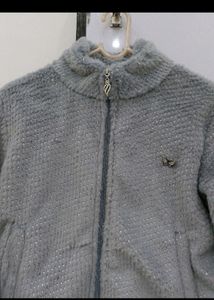 Girls High Neck Partywear Jacket