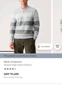Mark &amp; Spencer Striped Pullover Sweater