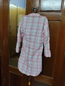 Pink Plaid Top