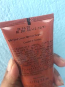 Oriflame Amber Elixir Purfumed Hand Cream