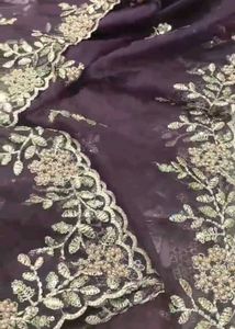 Beautiful Organza Embroidered Dupatta