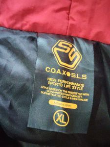 Red Casual Bomber Jacket