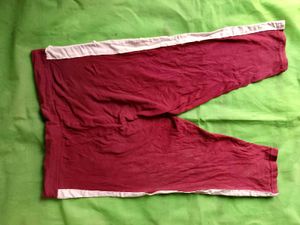 Burgundy Track Pants