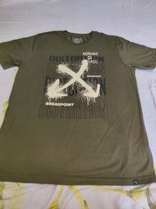 Breakpoint Half Sleeves Crew Neck T-shirt