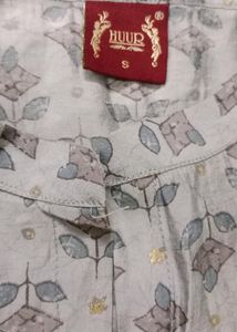 Poly cotton Grey kurti