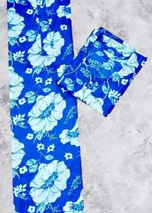 Women&#39;s Long Kurti Floral Hand Blocke Printed