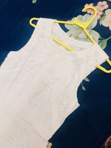 White Lace Mini Dress