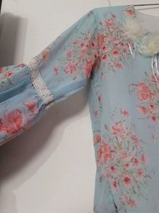 Blue Girls Top
