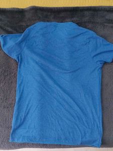 Blue V-Neck T-Shirt