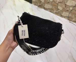 Black Rhinestone Handbag