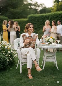 🌸 Vintage Floral Fusion Button-Down 🌸