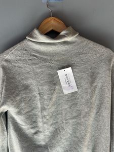 Gray Turtleneck Sweater