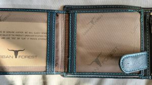 Unused Blue Pure Leather Men&#39;s Wallet