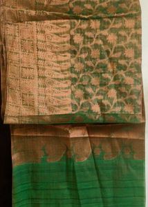 Silk Blended Green Dupatta