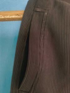 Corduroy striped Black Baggy