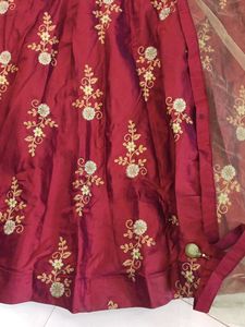 Elegant Embroidered Lehenga Choli Set