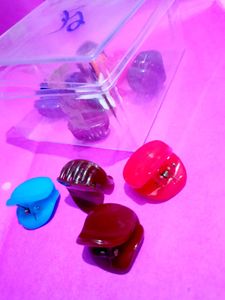 Pach Of12 Mini Hair Claws (Clutcher)