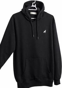 Black Hoodie with Minimalist Design