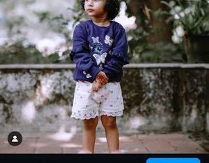 Baby Girl Denim Shorts/ Trouser
