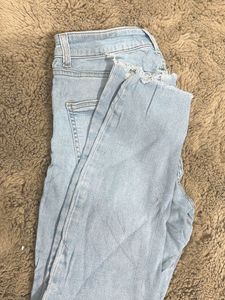 Light Wash Denim Jeans