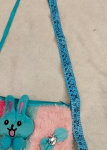 Cute Blue Bunny Sling Bag For Kids