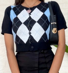 Button Knit Cardigan Top