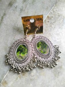 Mirror Dangle Earrings