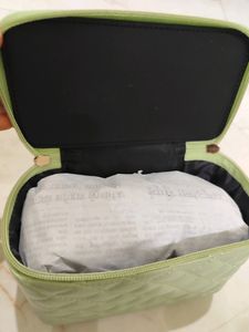 Mac Quilted Vanity Bag - Mint Green..