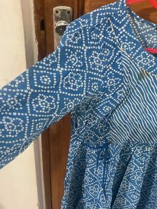 Blue Printed Kurti