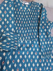 Printed Teal Kurta 2 Size Available Xl And Xxl