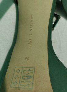 Charles &amp; Keith Heels Combo 2 Pairs – Green Platfo