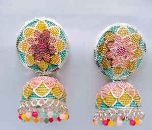 Silver Plated Pearl Jhumki For Girls/Women