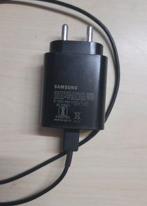 Samsung 25 Watt Adapter With USB Cable Original