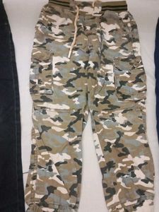 Camouflage Print Boys Pants