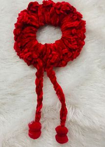 Combo Of Hairband And Scrunchie (HANDMADE)