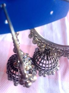 Jhumka Hoop Earrings