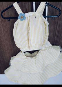 1 To 2 Year Old Kids Skirt Top Set