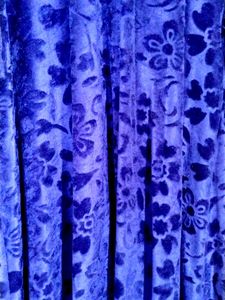 Blue Velvet Long Dress