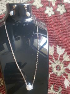 Silver Necklace Set