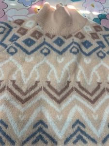 Patterned Knit Sweater