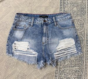 Forever 21 Distressed Denim Shorts