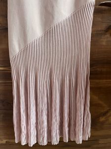 Zara Pleated Mermaid Knit Dress