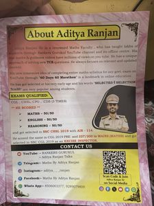 SSC Maths Book - Aditya Ranjan Sir