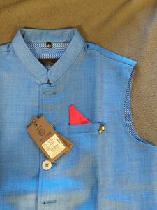 L - Royal Blue Nehru Jacket
