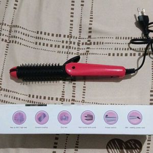 3 In 1 Hair Curler, Straightener with Comb